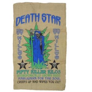 Death Star Marijuana Burlap Sack